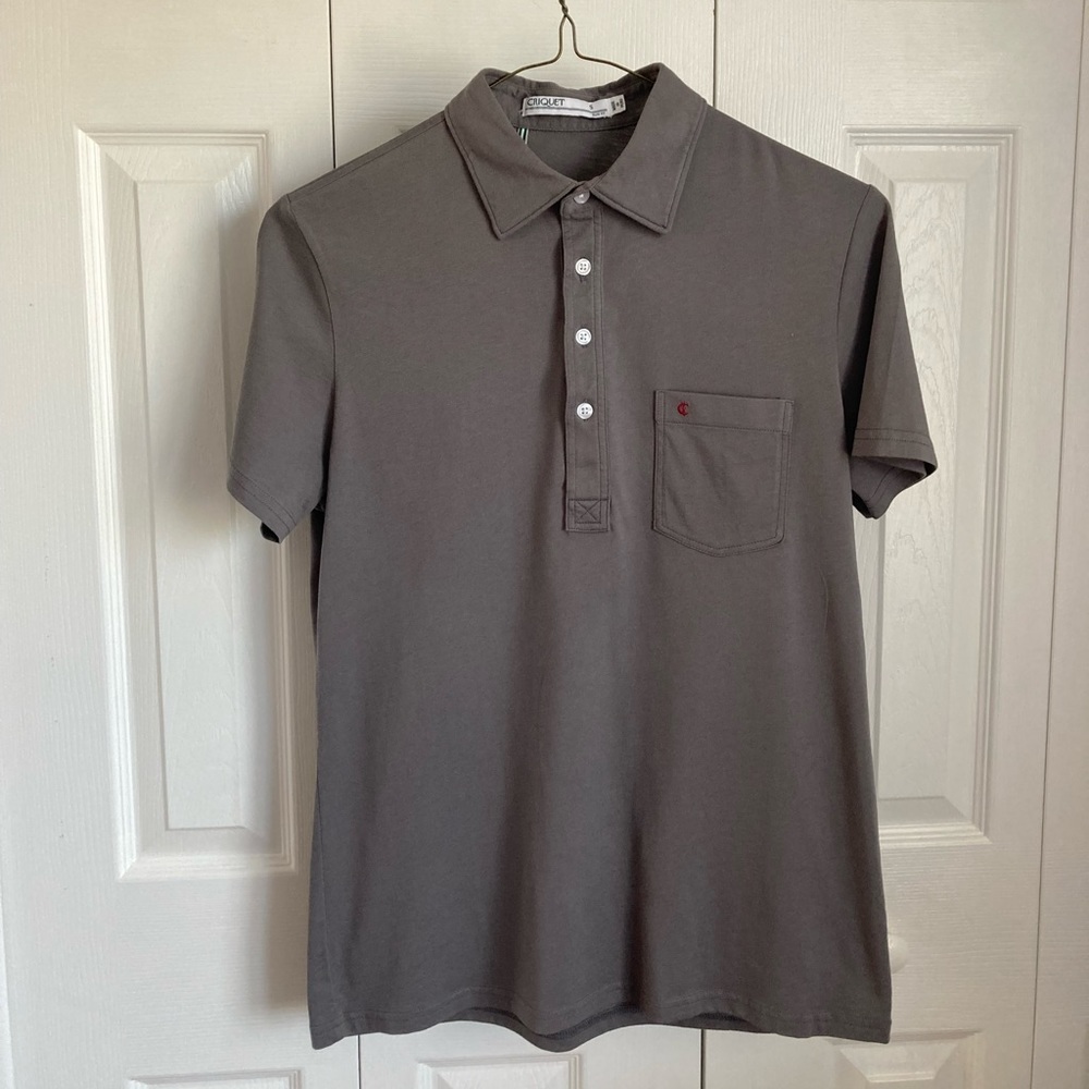 Men’s Criquet Sz Small “Player” golf shirt - slim fit